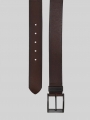 Tom Tailor TTTHOMAS Ledergürtel mit eckiger Dornschließe - Dark Brown Uni Tom Tailor TTTHOMAS Ledergürtel mit eckiger Dornschließe - Dark Brown Uni