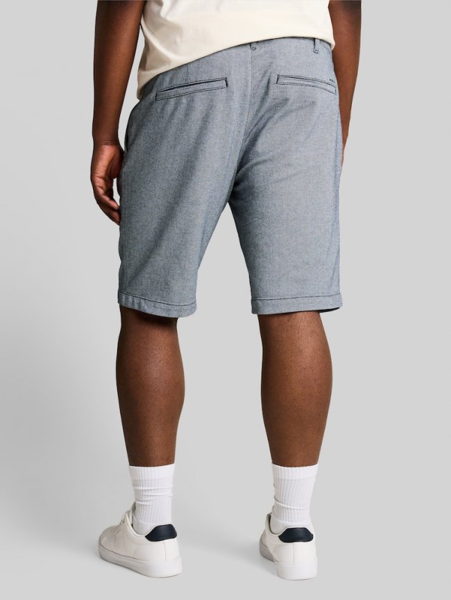 Tom Tailor Plus Size - Chino Shorts mit Stretch - Navy Structure Tom Tailor Plus Size - Chino Shorts mit Stretch - Navy Structure