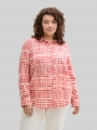 Tom Tailor Plus Size - Bluse mit Muster - Berry Red Check Design Tom Tailor Plus Size - Bluse mit Muster - Berry Red Check Design