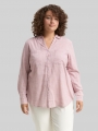 Tom Tailor Plus Size - Bluse mit Brusttaschen - Wineberry Rose