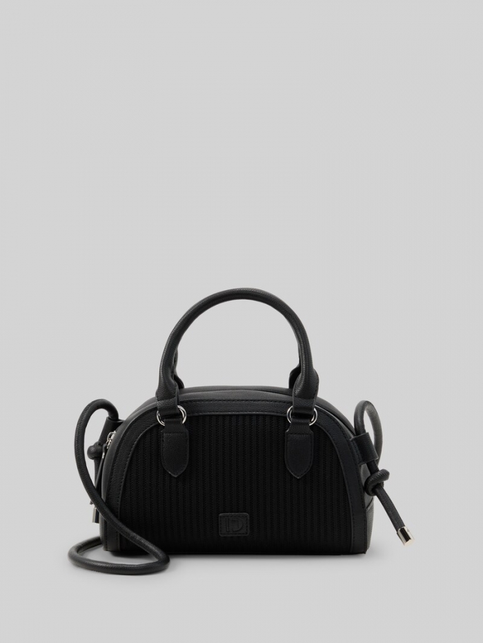 Tom Tailor TTMADELYN S Shopper mit Logo-Badge - Mixed Black Tom Tailor TTMADELYN S Shopper mit Logo-Badge - Mixed Black