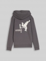 Tom Tailor Hoodie Sweatshirt mit Rückenprint - Dark Urban Grey Tom Tailor Hoodie Sweatshirt mit Rückenprint - Dark Urban Grey