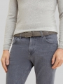 Tom Tailor TTALEX elastischer Flechtgürtel mit eckiger Dornschließe - Silver Uni Tom Tailor TTALEX elastischer Flechtgürtel mit eckiger Dornschließe - Silver Uni