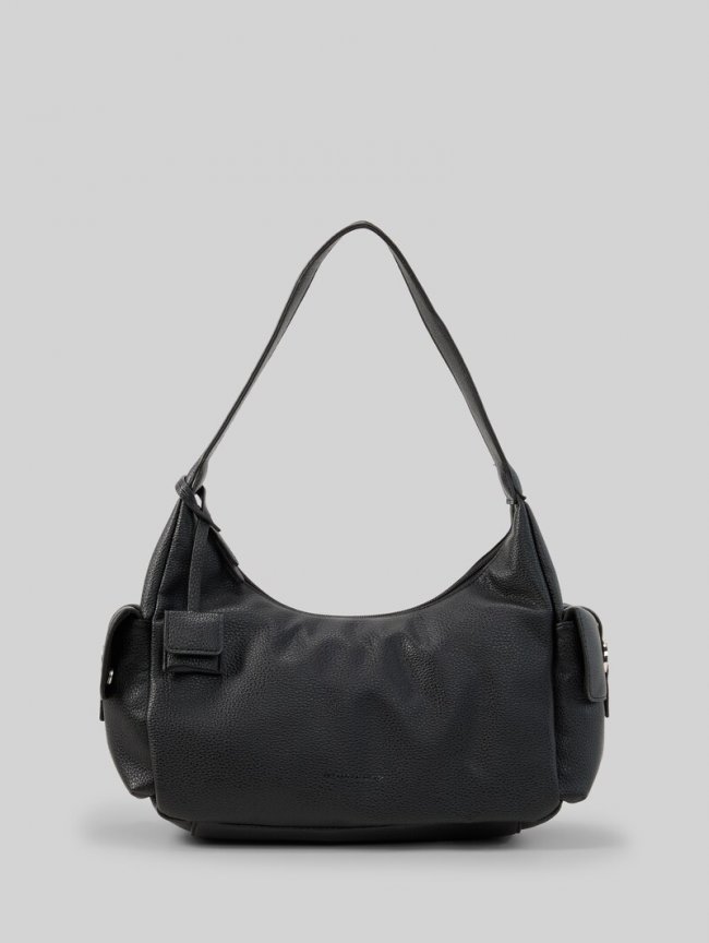 Tom Tailor TTCHARIS M Schultertasche mit Taschenanhänger - Schwarz / Black Tom Tailor TTCHARIS M Schultertasche mit Taschenanhänger - Schwarz / Black