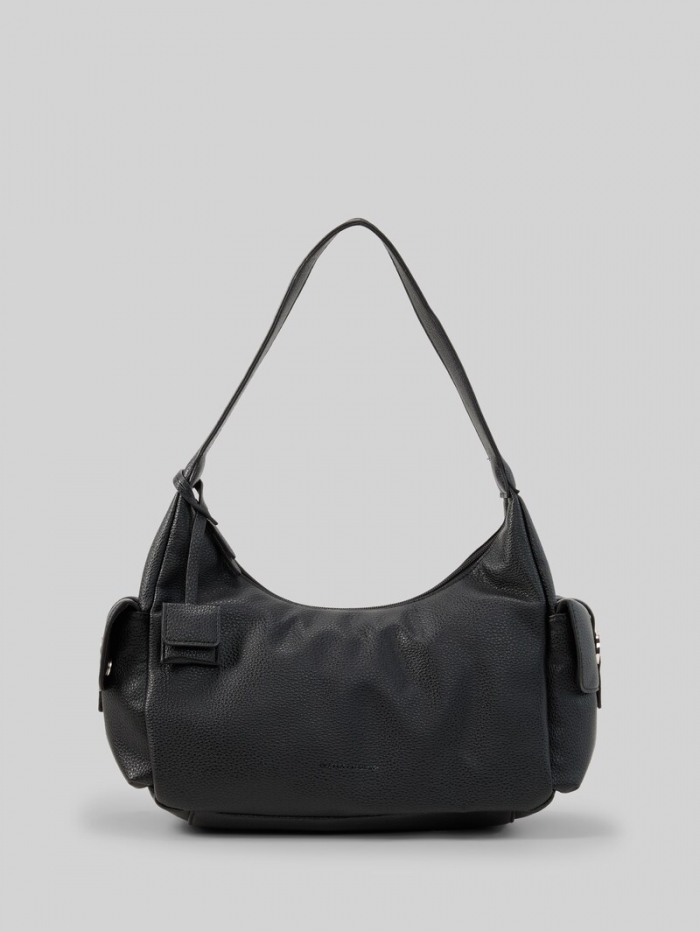 Tom Tailor TTCHARIS M Schultertasche mit Taschenanhänger - Schwarz / Black