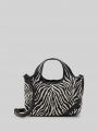 Tom Tailor TTLIDORA S Shopper mit Logo-Badge - Animal Black