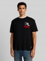 Tom Tailor Relaxed Fit T-Shirt mit Snoopy-Print - Black Tom Tailor Relaxed Fit T-Shirt mit Snoopy-Print - Black