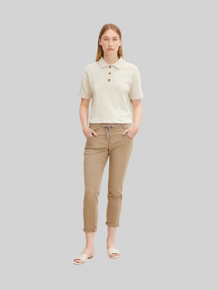 Tom Tailor Tapered Relaxed Jeans - Dark Sepia