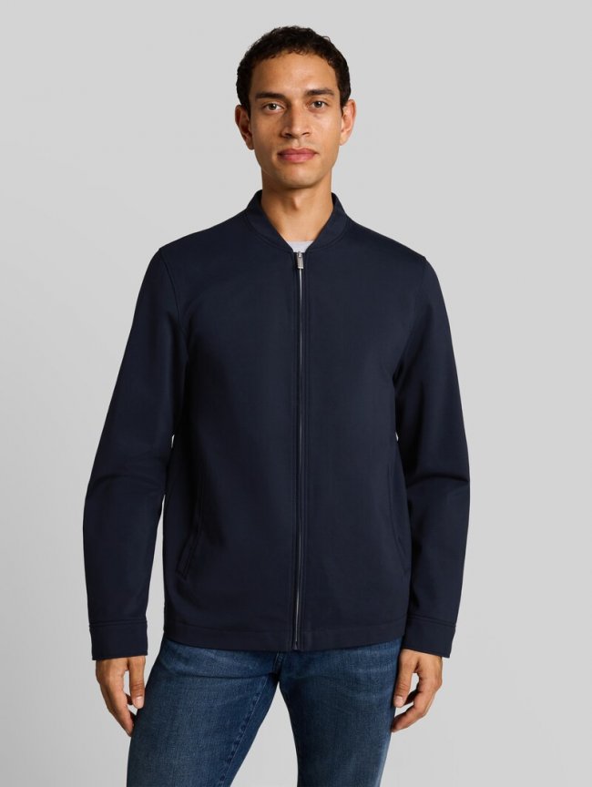 Tom Tailor Bomberjacke mit Eingriffstaschen - Sky Captain Blue Tom Tailor Bomberjacke mit Eingriffstaschen - Sky Captain Blue