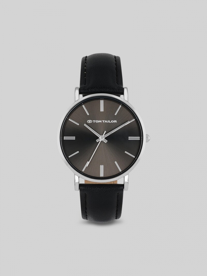 Tom Tailor Armbanduhr silber - Ziffernblatt schwarz mit 36mm - Silver Tom Tailor Armbanduhr silber - Ziffernblatt schwarz mit 36mm - Silver