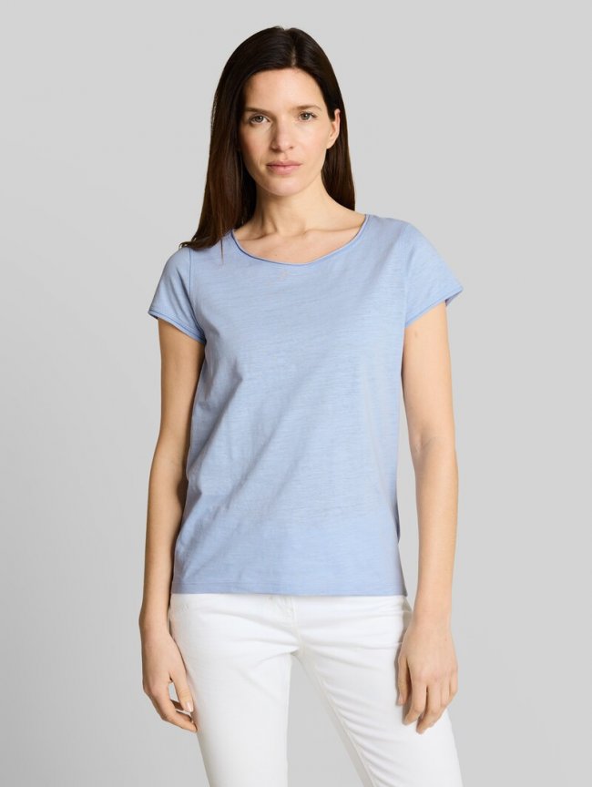 Tom Tailor T-Shirt aus Baumwolle - Kentucky Blue Tom Tailor T-Shirt aus Baumwolle - Kentucky Blue