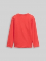 Tom Tailor Langarmshirt mit Print - Soft Red