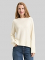 Tom Tailor Loose Fit Strickpullover - Whisper White Tom Tailor Loose Fit Strickpullover - Whisper White