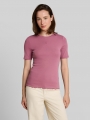 Tom Tailor Slim Fit T-Shirt mit Stickerei - Dusty Berry Tom Tailor Slim Fit T-Shirt mit Stickerei - Dusty Berry