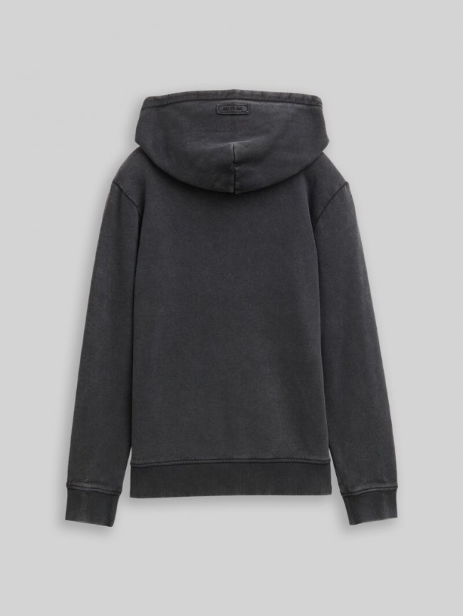 Tom Tailor Hoodie Sweatshirt - Heavy Black Tom Tailor Hoodie Sweatshirt - Heavy Black