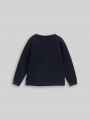 Tom Tailor Sweatshirt mit Blumenstickereien - Sky Captain Blue Tom Tailor Sweatshirt mit Blumenstickereien - Sky Captain Blue