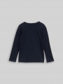 Tom Tailor Langarmshirt mit Print - Sky Captain Blue