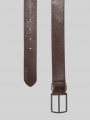Tom Tailor TTHENRY Ledergürtel mit eckiger Dornschließe - Brown Uni Tom Tailor TTHENRY Ledergürtel mit eckiger Dornschließe - Brown Uni