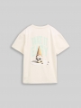 Tom Tailor T-Shirt mit Foto-Print - Wool White Tom Tailor T-Shirt mit Foto-Print - Wool White