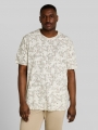 Tom Tailor Plus Size - T-Shirt mit Allover-Print - Off White Irregular Design Tom Tailor Plus Size - T-Shirt mit Allover-Print - Off White Irregular Design