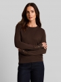 Tom Tailor Strickpullover mit Knopf-Details - Java Dark Brown Tom Tailor Strickpullover mit Knopf-Details - Java Dark Brown