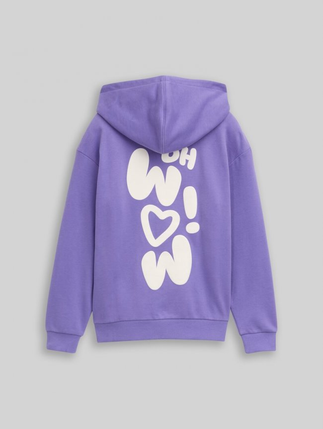 Tom Tailor Oversize Hoodie Sweatshirt mit Rückenprint - Vervain Lilac Tom Tailor Oversize Hoodie Sweatshirt mit Rückenprint - Vervain Lilac