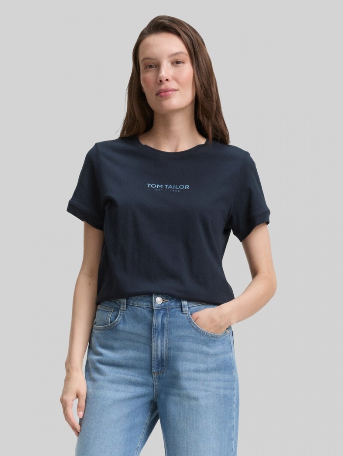 Tom Tailor T-Shirt mit Logo-Print - Lunar Eclipse