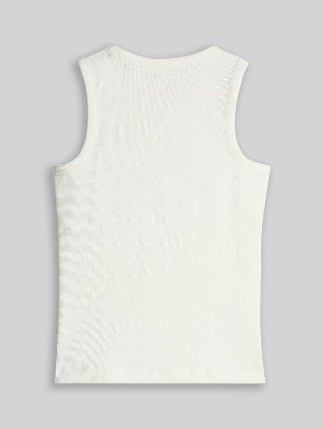 Tom Tailor Basic Ripp Top - Whisper White Tom Tailor Basic Ripp Top - Whisper White