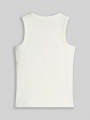 Tom Tailor Basic Ripp Top - Whisper White Tom Tailor Basic Ripp Top - Whisper White