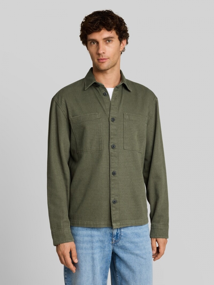 Tom Tailor Overshirt aus Baumwolle - Urban Olive Green Tom Tailor Overshirt aus Baumwolle - Urban Olive Green