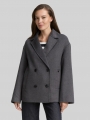 Tom Tailor Cabanjacke mit Wollanteil - Dark Anthra Melange Tom Tailor Cabanjacke mit Wollanteil - Dark Anthra Melange
