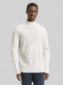 Tom Tailor Rollkragenpullover aus Noppengarn - Offwhite Multicolor Neps Tom Tailor Rollkragenpullover aus Noppengarn - Offwhite Multicolor Neps