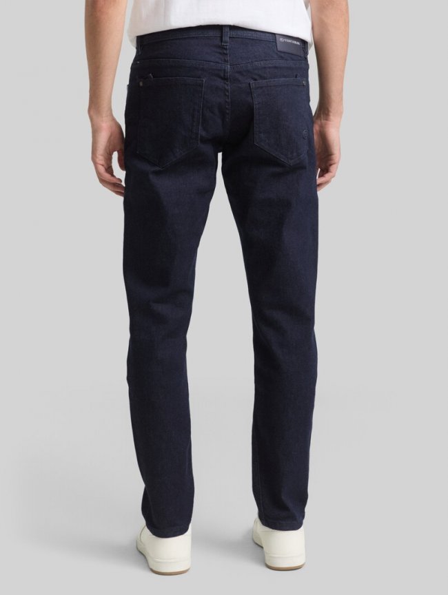 Tom Tailor TTCURT TAPERED Jeans mit Stretch - Rinsed Blue Denim Tom Tailor TTCURT TAPERED Jeans mit Stretch - Rinsed Blue Denim