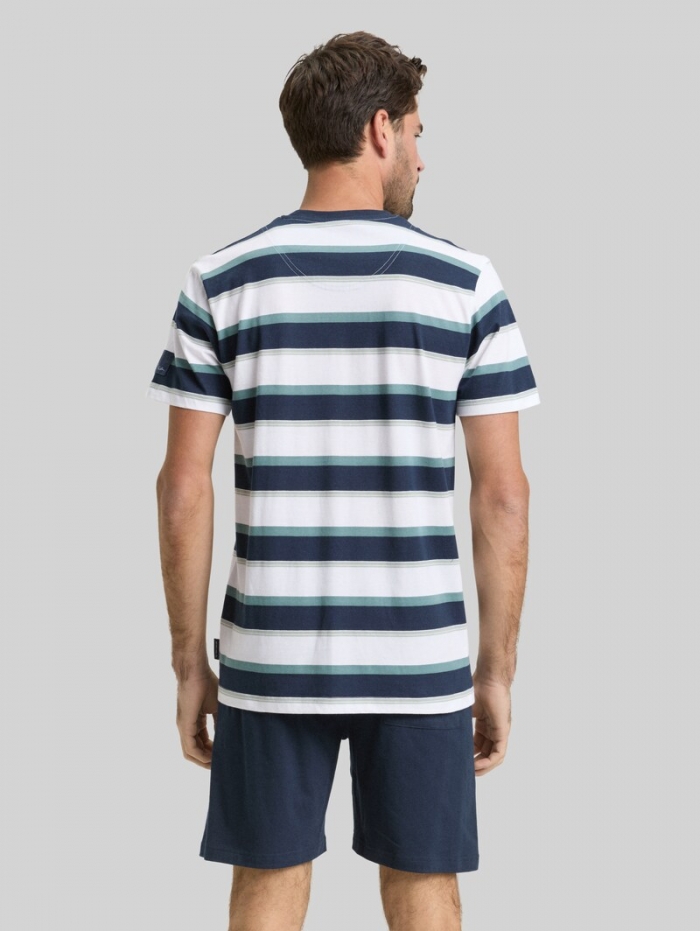 Tom Tailor Pyjama-Set mit Streifenmuster - Blue Stripes Tom Tailor Pyjama-Set mit Streifenmuster - Blue Stripes