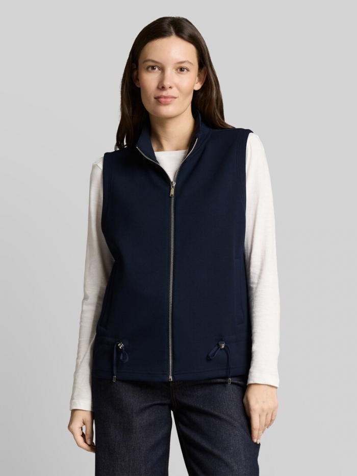 Tom Tailor Scuba Sweatweste mit Stehkragen - Sky Captain Blue Tom Tailor Scuba Sweatweste mit Stehkragen - Sky Captain Blue