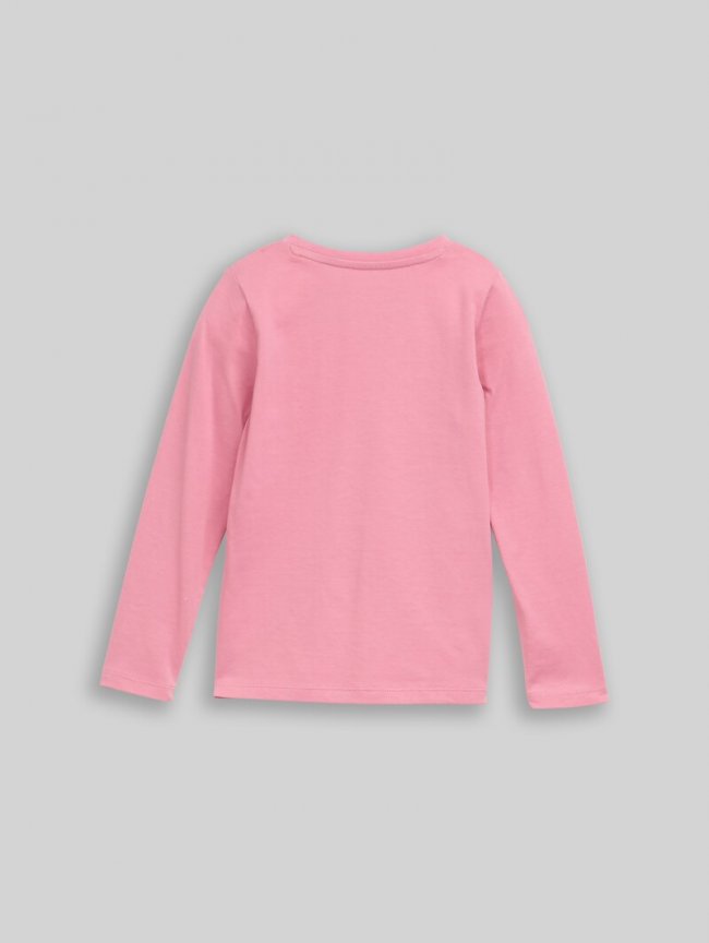 Tom Tailor Langarmshirt mit Wendepailletten - Smooth Rose Tom Tailor Langarmshirt mit Wendepailletten - Smooth Rose