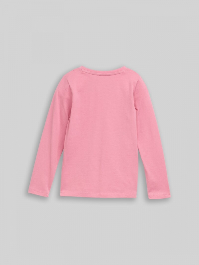 Tom Tailor Langarmshirt mit Wendepailletten - Smooth Rose Tom Tailor Langarmshirt mit Wendepailletten - Smooth Rose