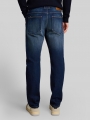 Tom Tailor TTMARVIN STRAIGHT Jeans mit Stretch - Heavy Used Dark Blue Denim Tom Tailor TTMARVIN STRAIGHT Jeans mit Stretch - Heavy Used Dark Blue Denim