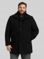 Tom Tailor Plus Size - 2-in-1 Wollmantel mit abnehmbarer Innenjacke - Black Tom Tailor Plus Size - 2-in-1 Wollmantel mit abnehmbarer Innenjacke - Black