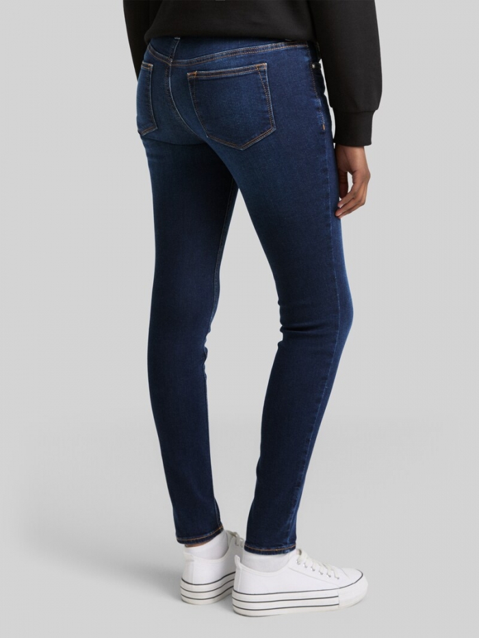 Tom Tailor TTJONA SKINNY Jeans - Used Dark Stone Blue Denim Tom Tailor TTJONA SKINNY Jeans - Used Dark Stone Blue Denim
