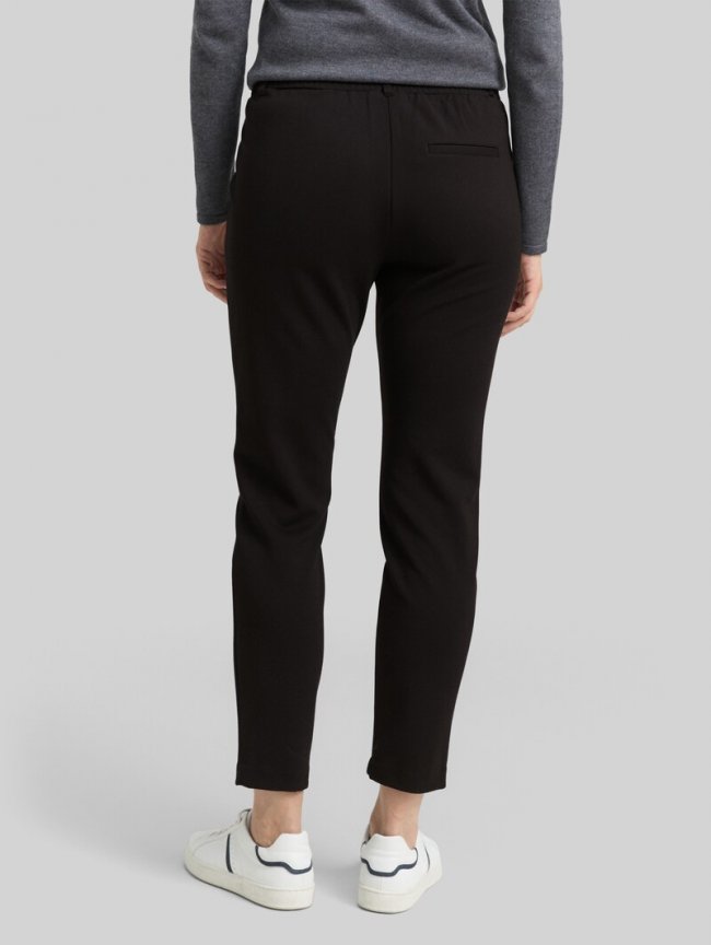 Tom Tailor Lässige Stoffhose - Deep Black Tom Tailor Lässige Stoffhose - Deep Black