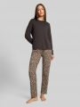 Tom Tailor Pyjama-Set mit Leopardenmuster - Grey-medium-allover