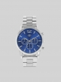 Tom Tailor Armbanduhr aus Edelstahl silber mit 42mm - Silver