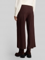 Tom Tailor Wide Leg Strickhose - Java Dark Brown Melange Tom Tailor Wide Leg Strickhose - Java Dark Brown Melange