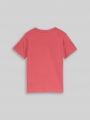 Tom Tailor T-Shirt mit Print aus Baumwolle - Berry Red Tom Tailor T-Shirt mit Print aus Baumwolle - Berry Red