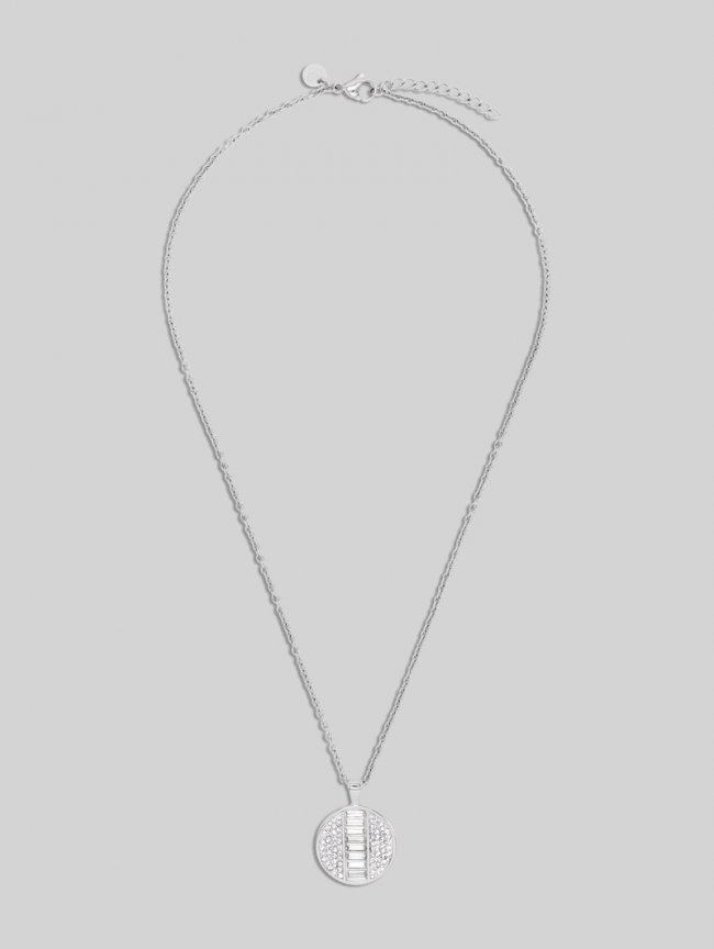 Tom Tailor Halskette mit Anhänger aus Edelstahl - Stein Preciosa weiß - Silver Tom Tailor Halskette mit Anhänger aus Edelstahl - Stein Preciosa weiß - Silver