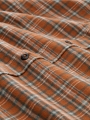 Tom Tailor Comfort Fit Flanell-Hemd mit Karomuster - Brown Orange Based Mint Check Tom Tailor Comfort Fit Flanell-Hemd mit Karomuster - Brown Orange Based Mint Check