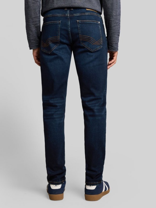 Tom Tailor TTCURT TAPERED Jeans mit Stretch - Dark Stone Blue Black Denim Tom Tailor TTCURT TAPERED Jeans mit Stretch - Dark Stone Blue Black Denim