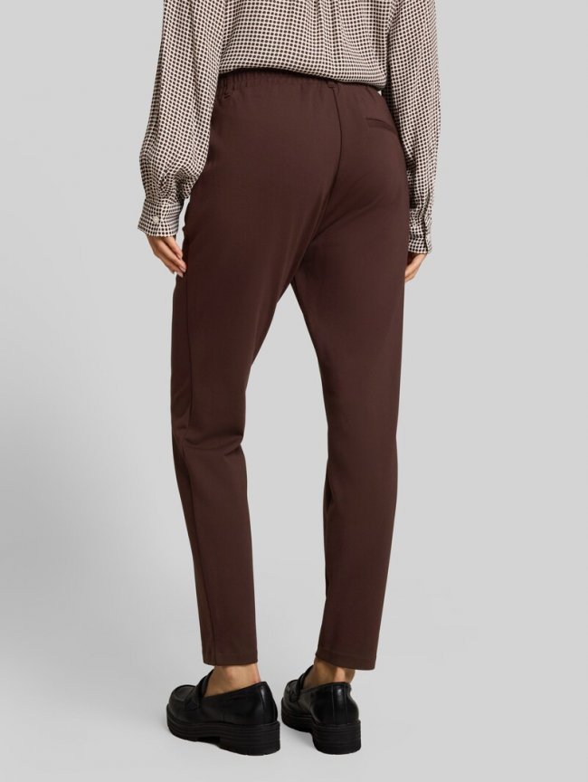 Tom Tailor Loose Fit Stoffhose - Java Dark Brown Tom Tailor Loose Fit Stoffhose - Java Dark Brown