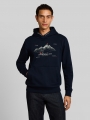Tom Tailor Hoodie Sweatshirt mit Print - Sky Captain Blue Tom Tailor Hoodie Sweatshirt mit Print - Sky Captain Blue